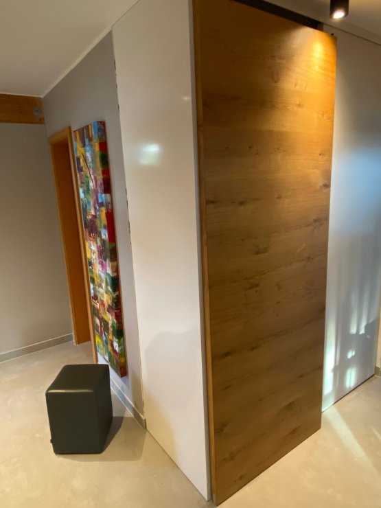 Gleittüre in Eiche wild von Eichenhaus